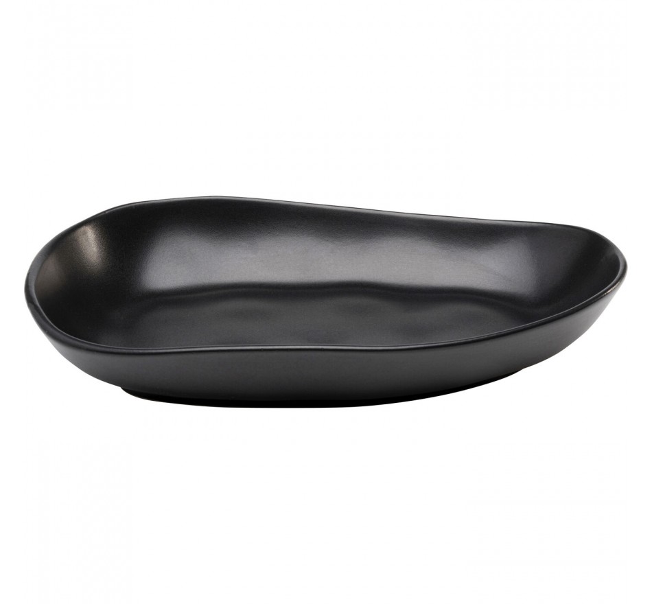 Assiettes Organic 25cm noires set de 4 Kare Design Assiettes Organic 25cm noires set de 4 Kare Design