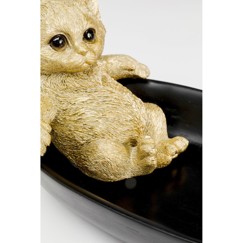 Coupe décorative Bathing Cat 20cm