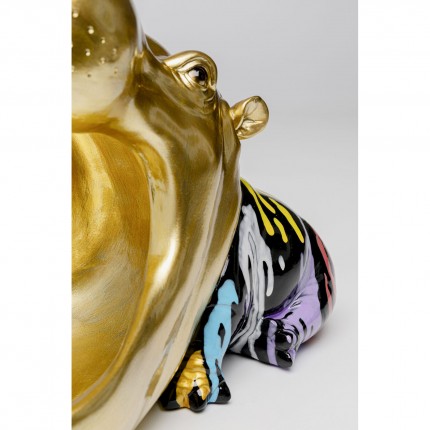 Bowl hippopotamus paint pouring Kare Design