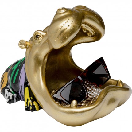 Bowl hippopotamus paint pouring Kare Design