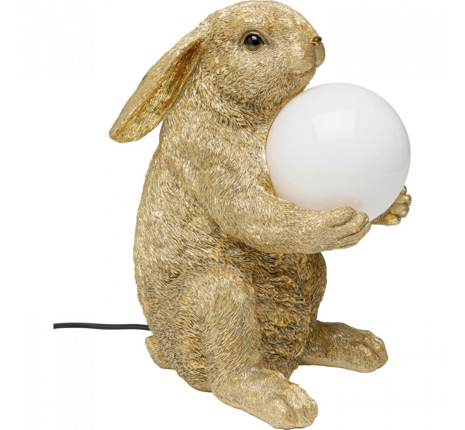 Lampe lapin 34cm doré Kare Design Lampe lapin 34cm doré Kare Design