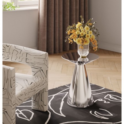Table d'appoint Mambo 45cm chromée Kare Design Table d'appoint Mambo 45cm chromée Kare Design