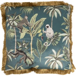 Cushion Fringe Jungle Fever 55x55cm Kare Design