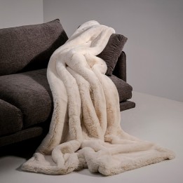 Blanket Mika 200x150cm cream Kare Design