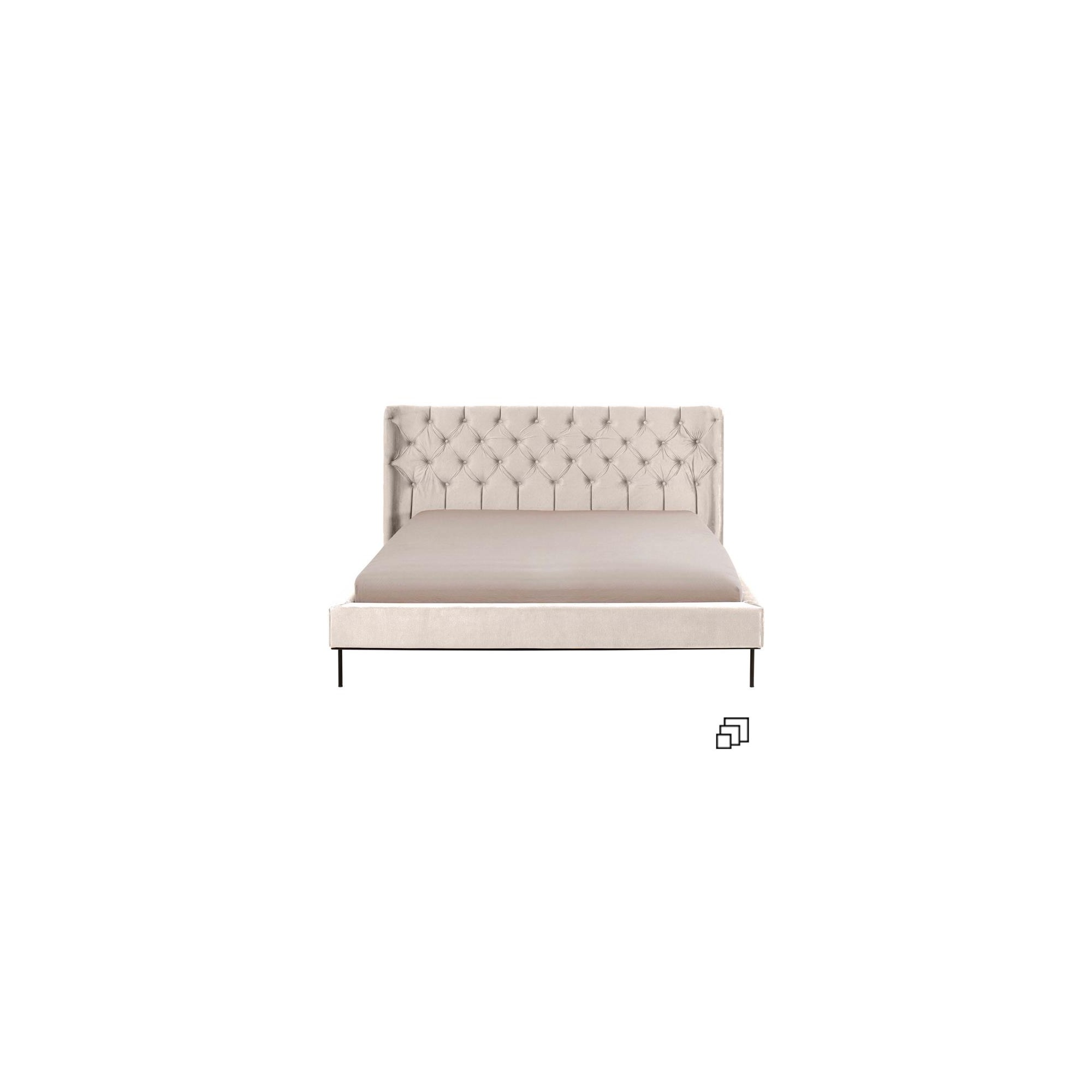 Lit Audrey velours crème Kare Design