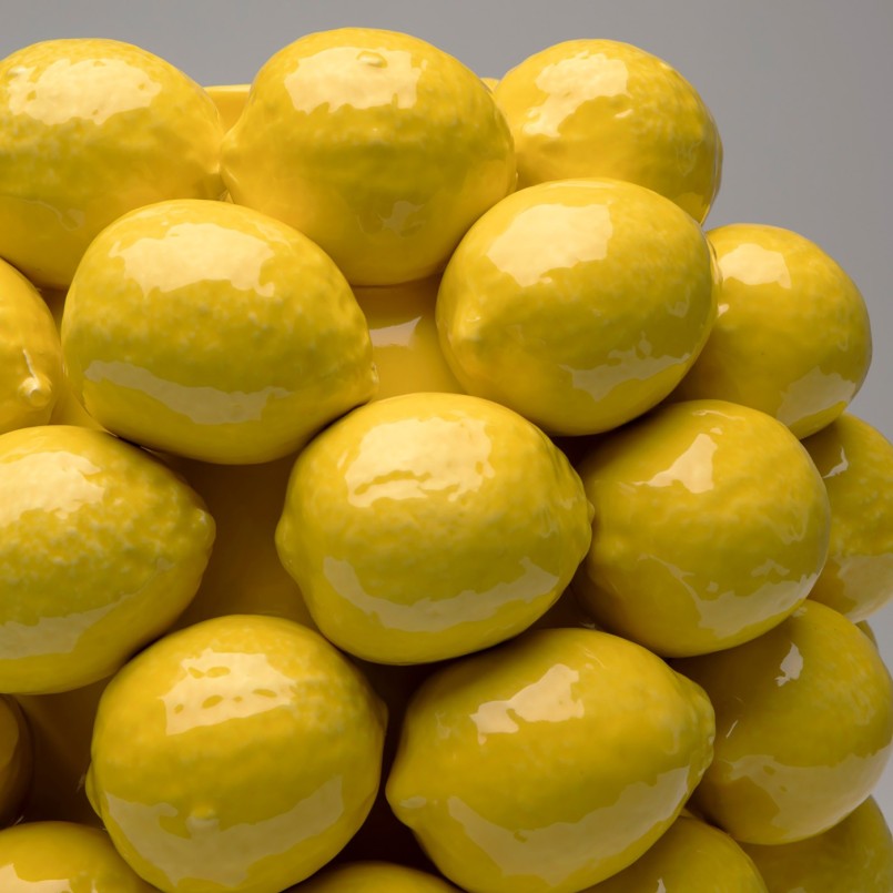 Porcelain lemon vase - Kare Design