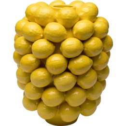 Vase citrons jaunes en porcelaine - Kare Design