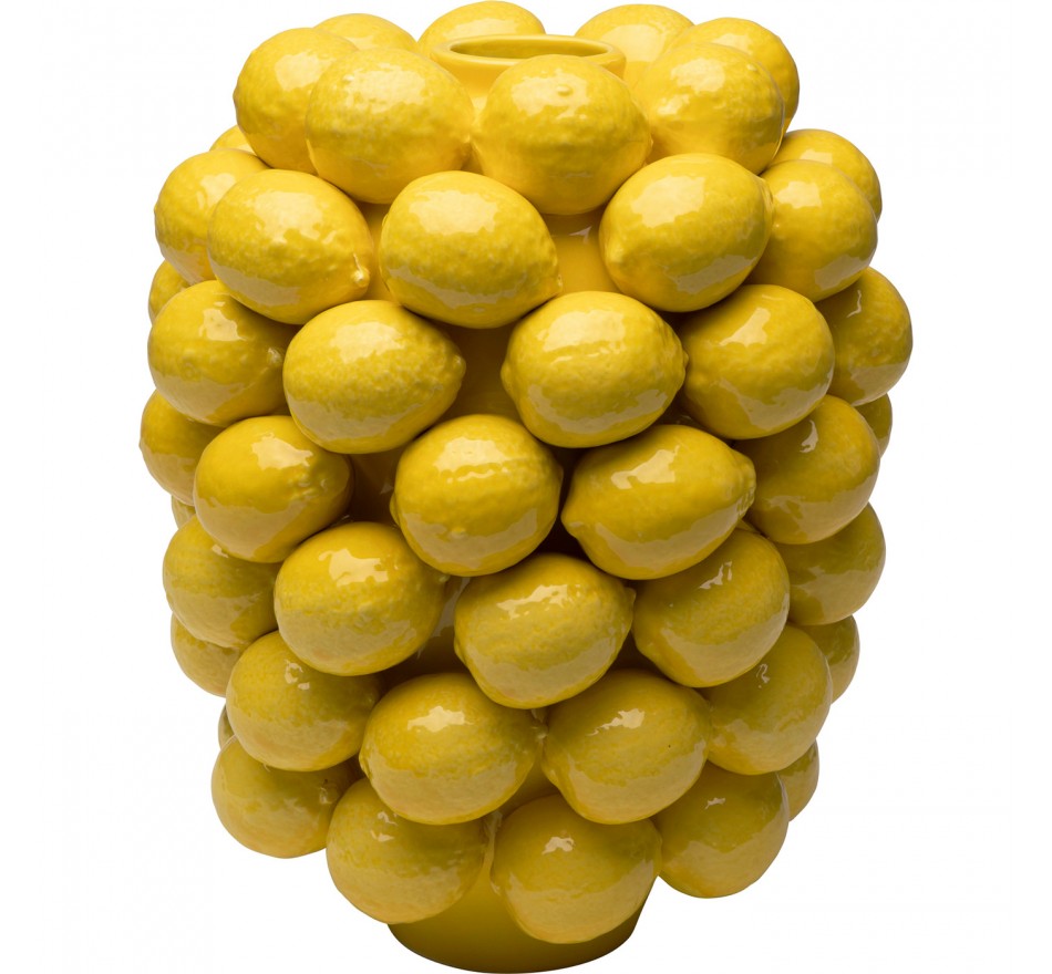 Vase citrons jaunes 40cm Kare Design Vase citrons jaunes 40cm Kare Design