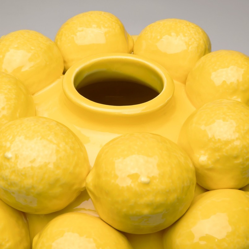Porcelain lemon vase - Kare Design