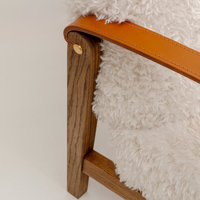 Armchair Simon cream Kare Design