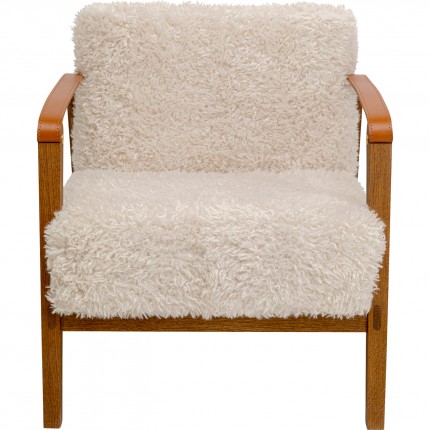 Fauteuil Simon crème Kare Design Fauteuil Simon crème Kare Design