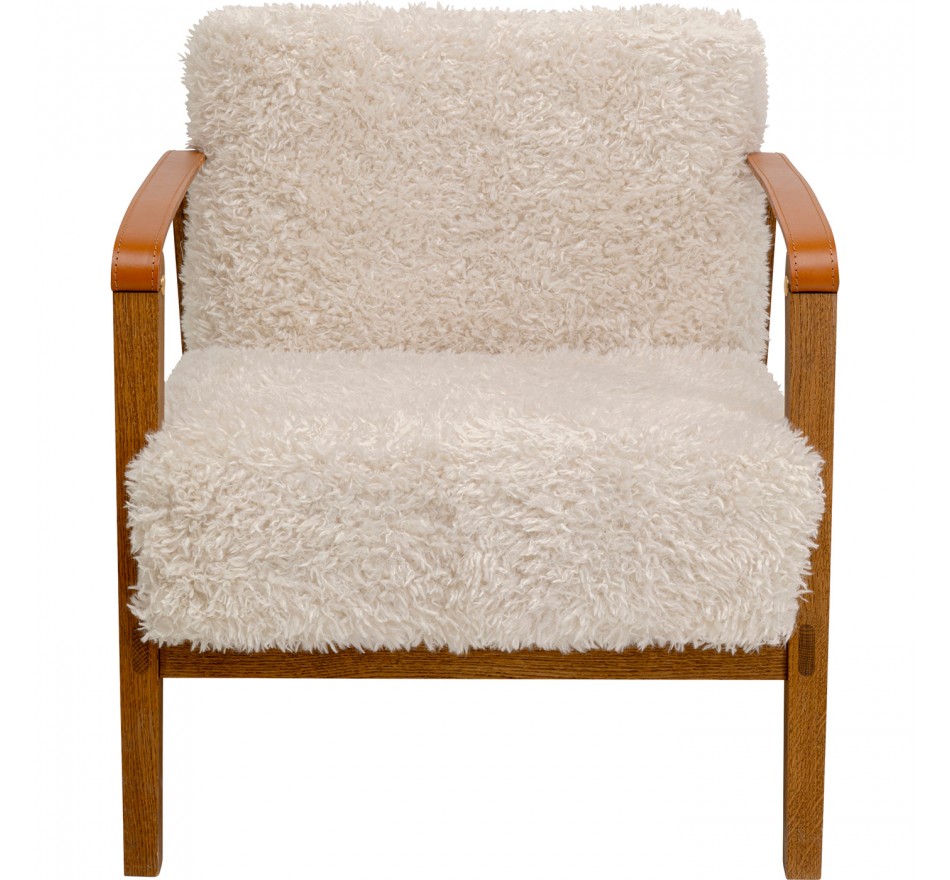 Fauteuil Simon crème Kare Design Fauteuil Simon crème Kare Design