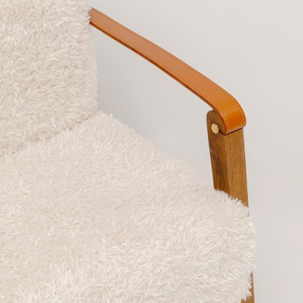 Fauteuil Simon crème Kare Design Fauteuil Simon crème Kare Design