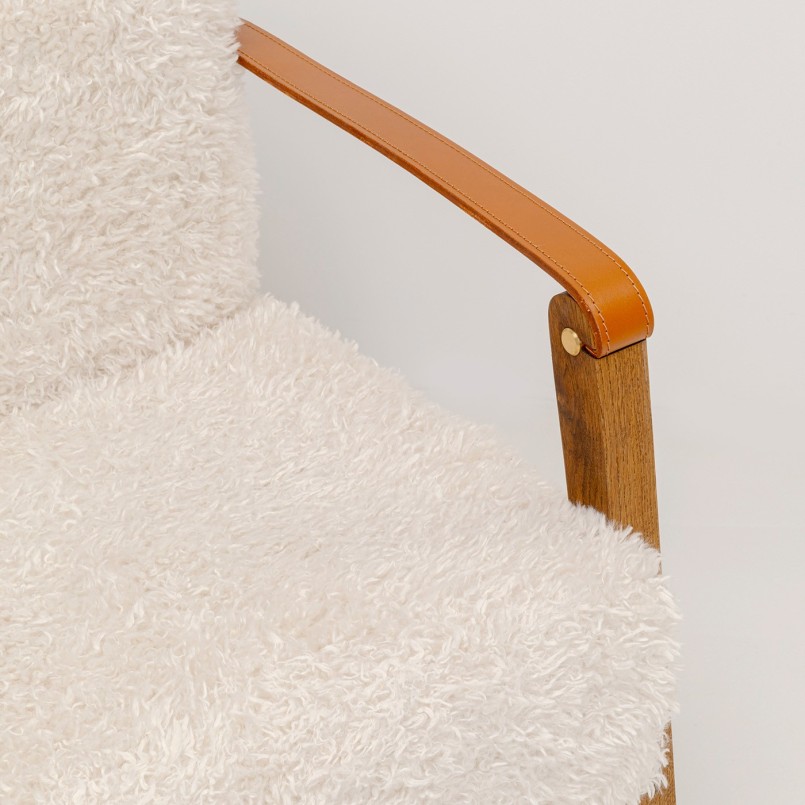 Armchair Simon cream Kare Design