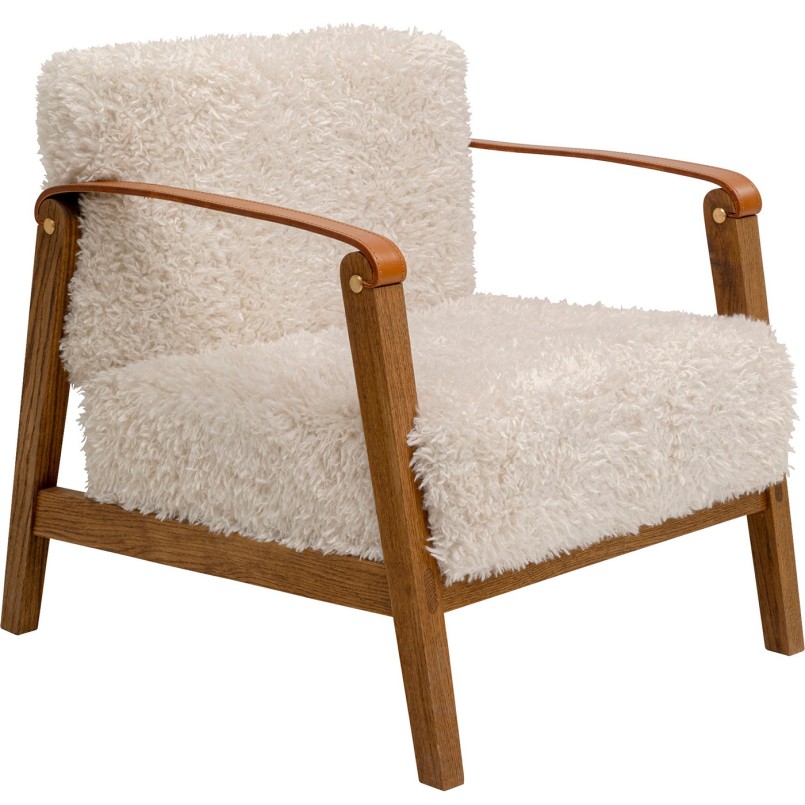Armchair Simon cream Kare Design