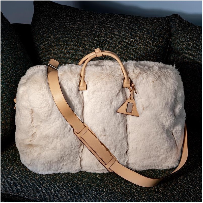 Sac de voyage crème tout doux - Mika - Kare Design