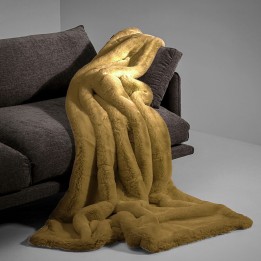 Plaid vert tout doux - Mika - Kare Design