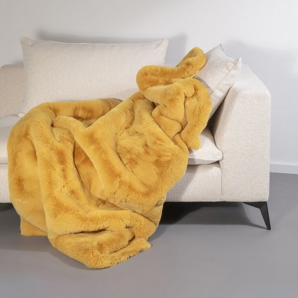 Plaid Mika 200x150cm jaune Kare Design Plaid Mika 200x150cm jaune Kare Design