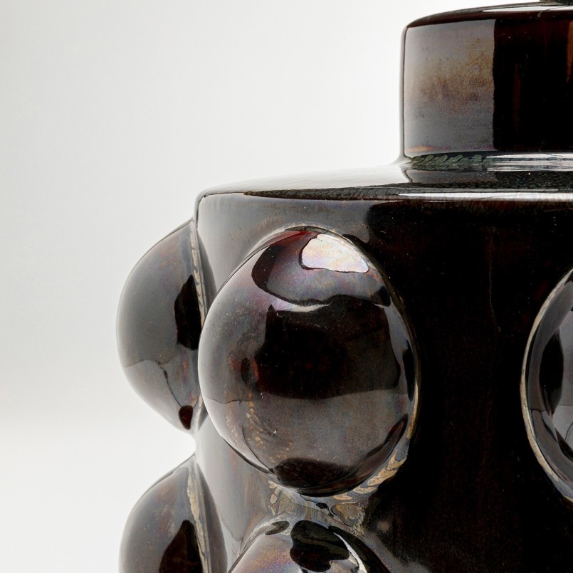 Lampe en porcelaine marron - Calamaro - Kare Design