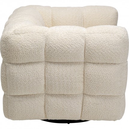Fauteuil pivotant Armand crème Kare Design