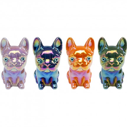 Tirelires chiots brillants set de 4 Kare Design