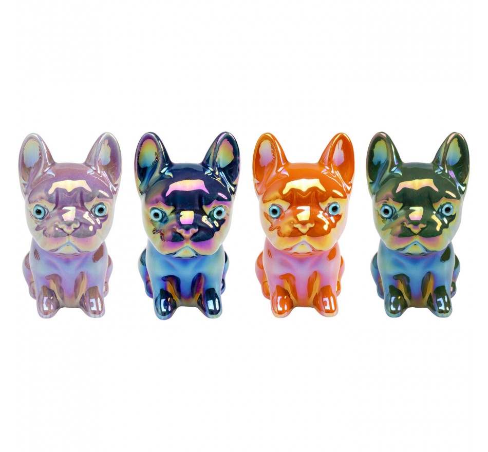 Tirelires chiots brillants set de 4 Kare Design Tirelires chiots brillants set de 4 Kare Design