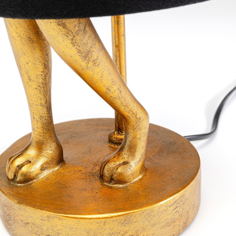 Black and gold rabbit lamp - Animal - Kare Design