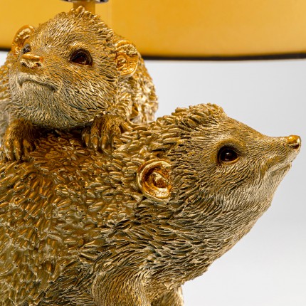 Lampe hérissons dorés Kare Design