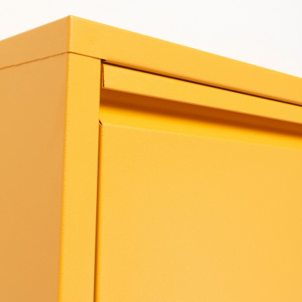 Casier à chaussures Caruso jaune 5 tiroirs Kare Design