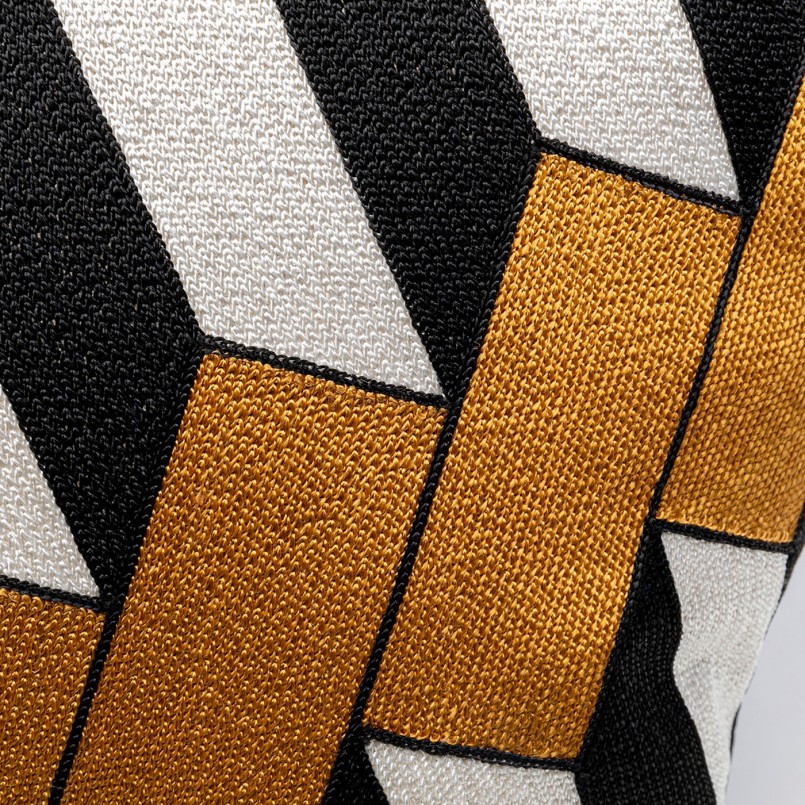 Cushion black, white and gold - Scale - Kare Design