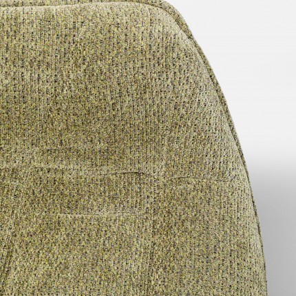 Chair with armrests Thelma Melange green Kare Design