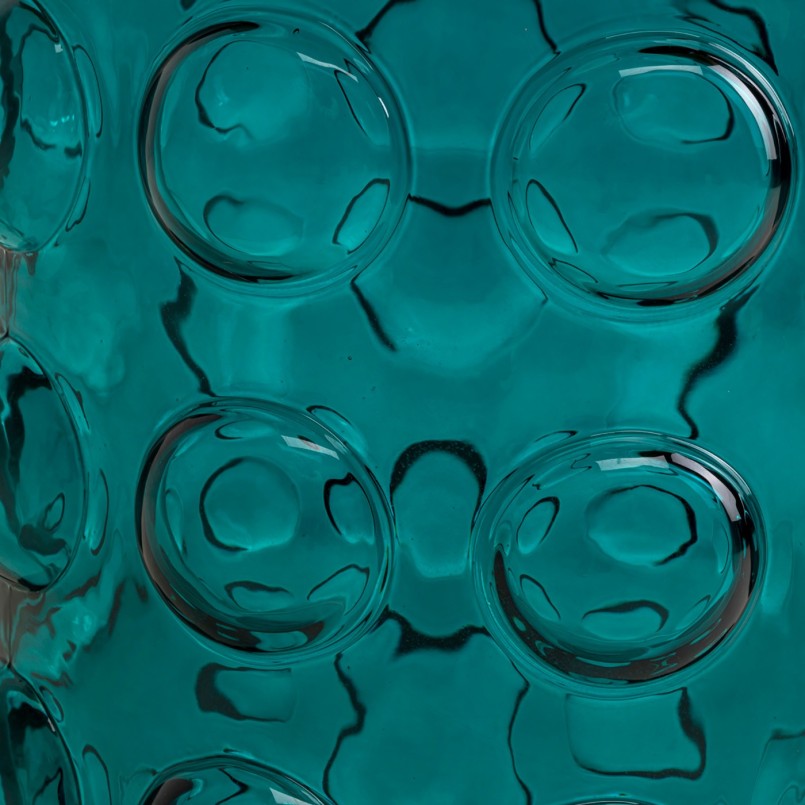 Table d'appoint en verre bleu - Lola - Kare Design