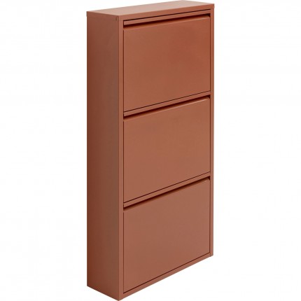 Shoe Container Caruso brown 3 drawers Kare Design