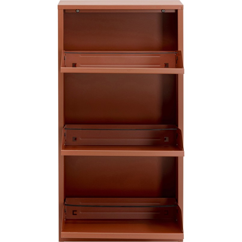Shoe Container Caruso brown 3 drawers Kare Design