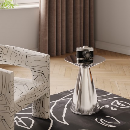 Side Table Mambo Ø45cm chrome Kare Design Side Table Mambo Ø45cm chrome Kare Design
