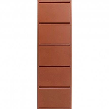 Shoe Container Caruso brown 5 drawers Kare Design
