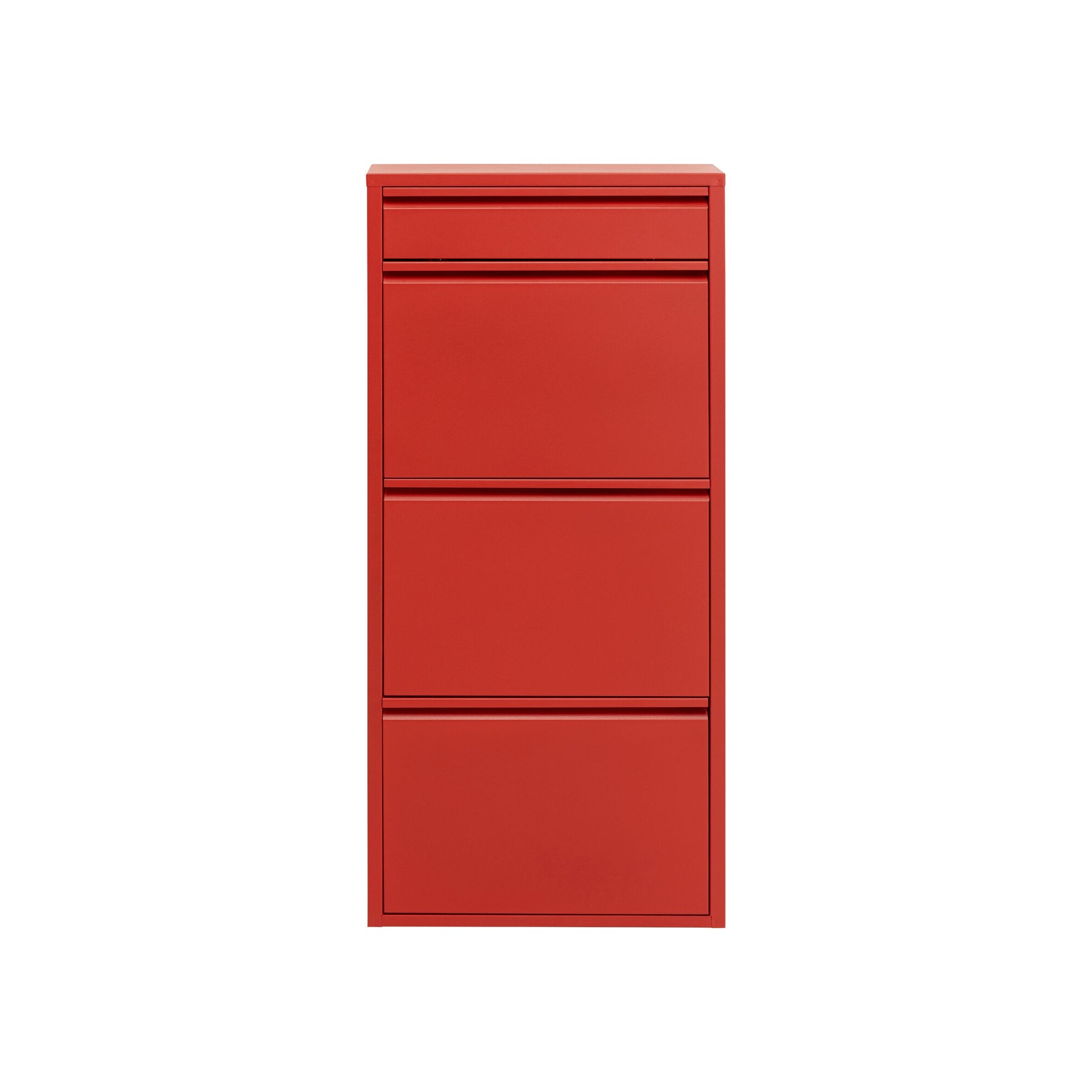 Shoe Container Caruso red 3+1 drawers Kare Design