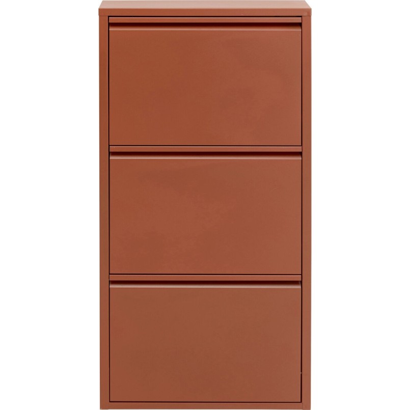 Shoe Container Caruso brown 3 drawers Kare Design