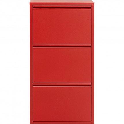 Shoe Container Caruso red 3 drawers Kare Design Shoe Container Caruso red 3 drawers Kare Design