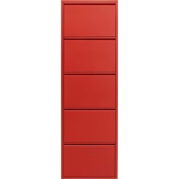 Shoe Container Caruso red 5 drawers Kare Design