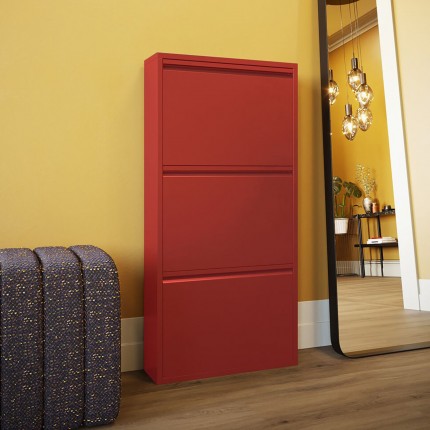 Shoe Container Caruso red 3 drawers Kare Design Shoe Container Caruso red 3 drawers Kare Design