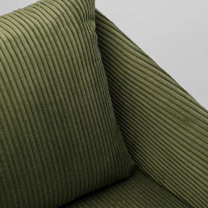 Fauteuil pivotant Milo velours vert Kare Design