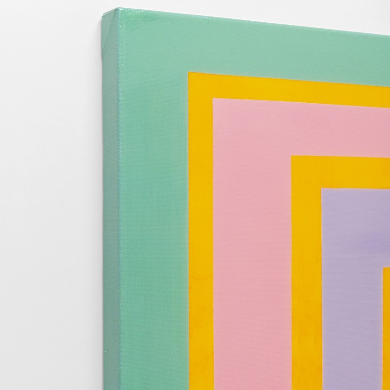 Canvas Picture Tendency 140x140cm orange Kare Design