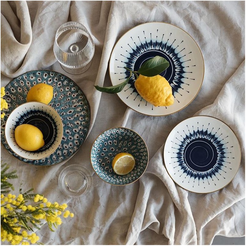 Plate Dalia Ø27cm (4/set) Kare Design