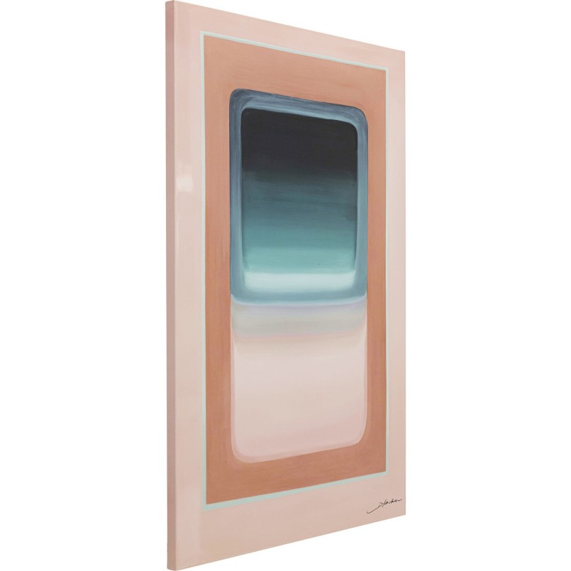 Tableau rectangles bleu et beige - Tendency - Kare Design