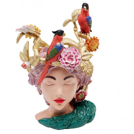 Vase exotic woman 35cm Kare Design
