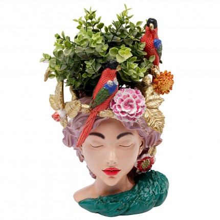 Vase exotic woman 35cm Kare Design