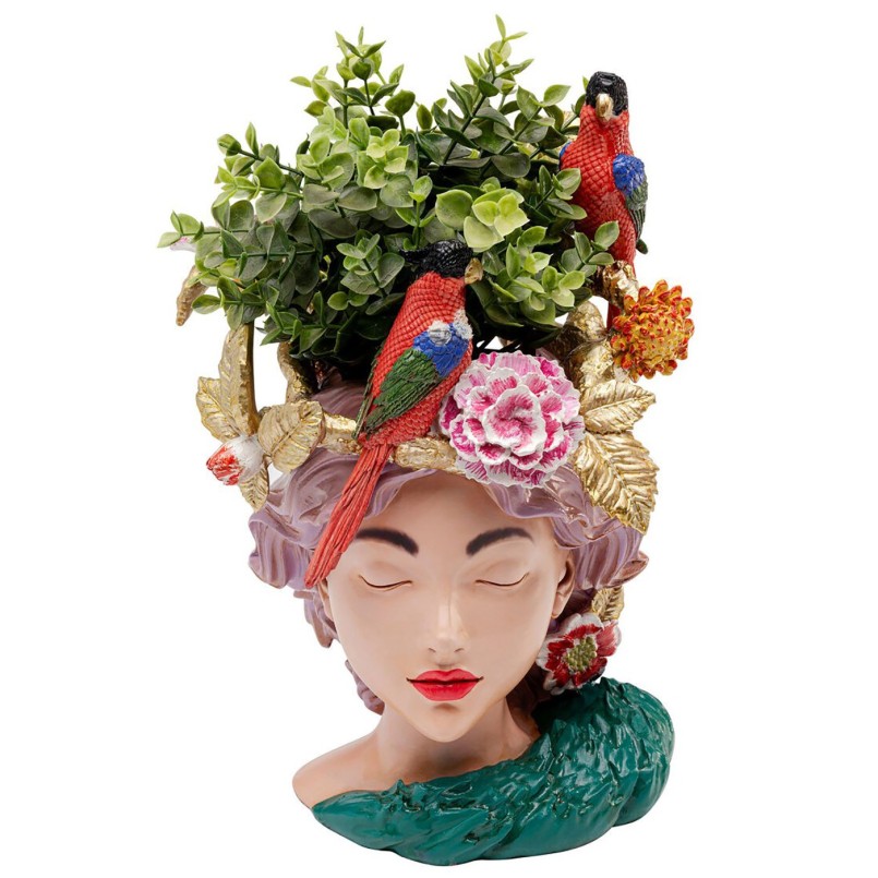 Vase exotic woman 35cm Kare Design