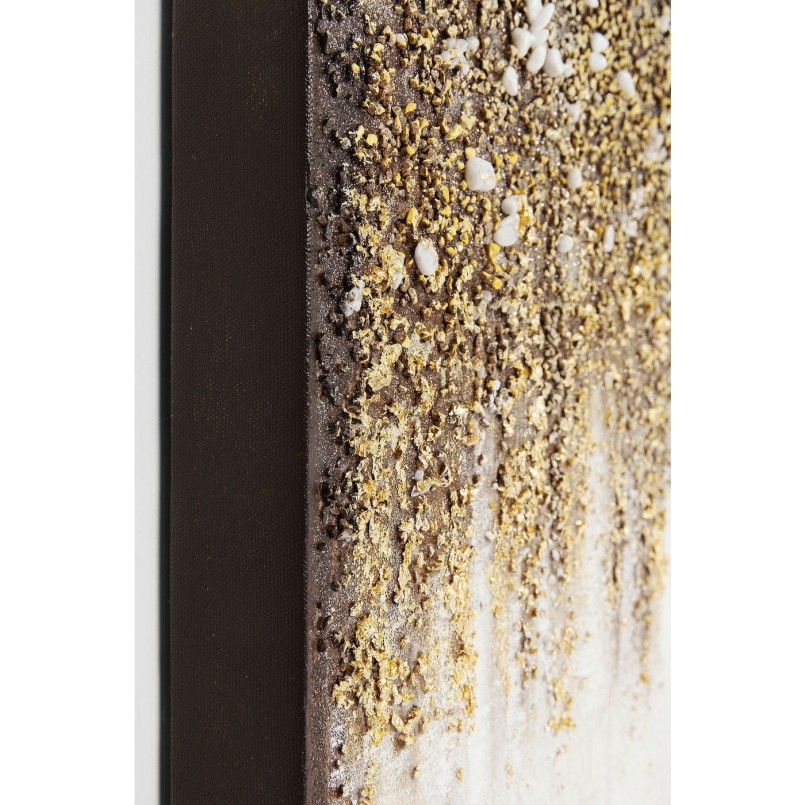 Oil Painting Abstract Fields 55x75cm Kare Design