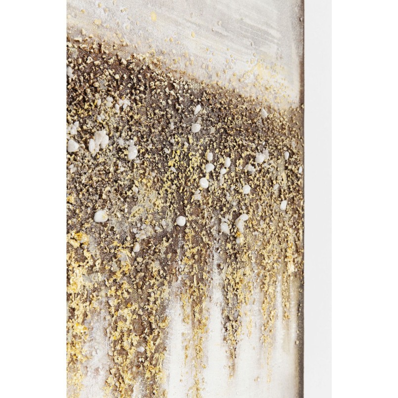 Peinture contemporaine abstraite marron - Abstract Fields - Kare Design